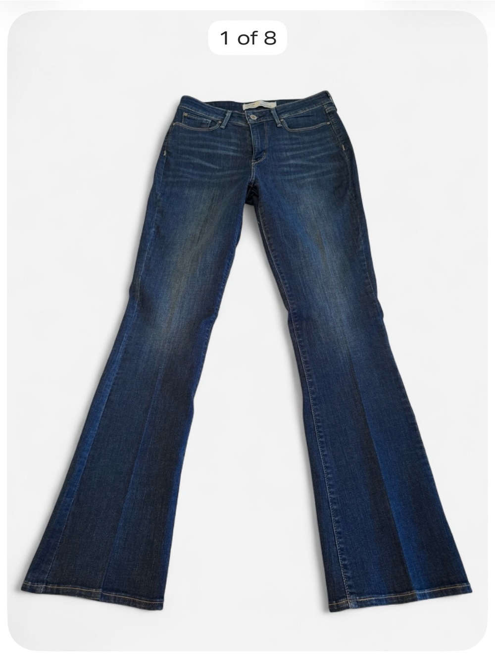 Levi Strauss Signature Women’s Size 8 W29 Shaping Mid Rise Bootcut Jeans
